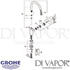 Grohe Concetto Kitchen Tap Spares